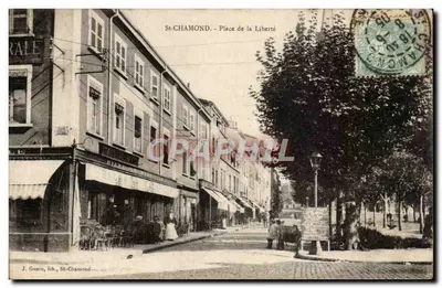 St-Chamond - Praça da Liberdade — J. Gonnin, lib., St-Chamond
