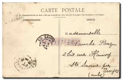 St-Chamond - Praça da Liberdade — J. Gonnin, lib., St-Chamond — Verso