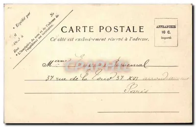 Ogólny widok Bourg d'Oisans i łańcucha Belledonne — Guide Rose-Illustre-Grenoble, V P Paris N 1 — Rewers