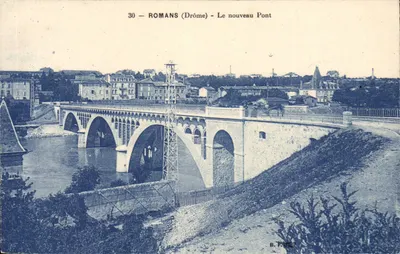 Romans (Drôme) — O novo Ponte — B. F. 30