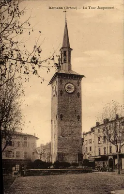 Romans (Drôme) — Torre Jacquemart — Editor: P. e H. Hauguel, Lyon