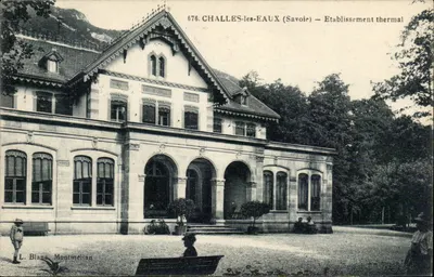 Challes-les-Eaux (Savoie) — Estabelecimento termal — L. Blanc, Montmélian, n°676
