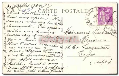 Thonon-les-Bains — Partida de um navio — P.L. n°30 — Verso