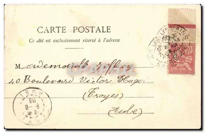 Jezioro Bourget - Szczęka Kocury — Aix-les-Bains — Wydawnictwo Giletta, fot. Nies, n°8077 — Rewers