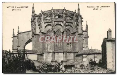 Viviers-sur-Rhône — Chefe da Catedral (século XVI) — Editor: Éd. Léon Chol, Montélimar