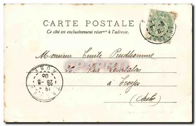 PRIVAS — As Casernas — Edições J. Brun & Cie, Carpentras — Verso