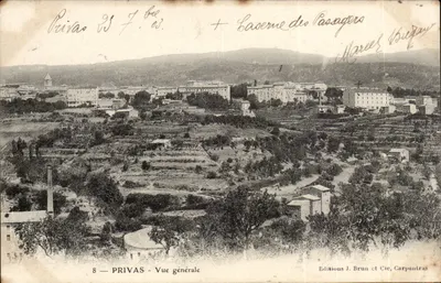 PRIVAS — Vista geral — Edições J. Brun e Cie, Carpentras