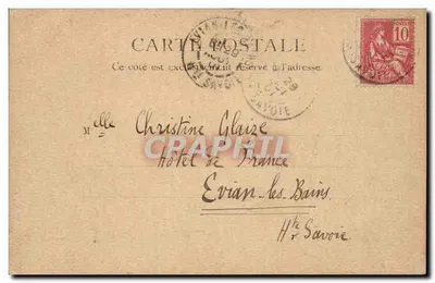 D'Aigoual du Midi — Chamonix — R.&J.D. 8274g — Rewers
