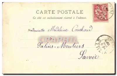 Les Trois-Pucelles — Okolice Grenoble — Papeterie des Alpes Aug. Robert, Grenoble — Rewers