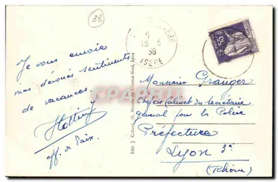 Saint-Georges-d'Espérance (Isère) — Ogólny widok — Wyd. J. Chemin-Neuf — Rewers