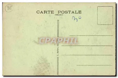 Grenoble — Place Grenette i Mont St-Eynard (1359 m) — C. Balfert, Grenoble, n° 128 — Rewers