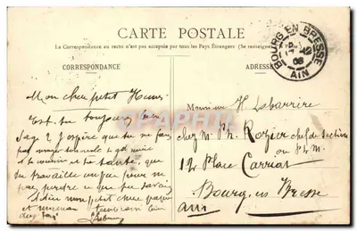 Grenoble - La Plaza de Notre-Dame y el Centenario — Colección L. P., Grenoble — Reverso