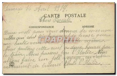 Grenoble — Ogólny widok i dawny Szpital — Cl. A. Van Grenoble, nr 019 — Rewers