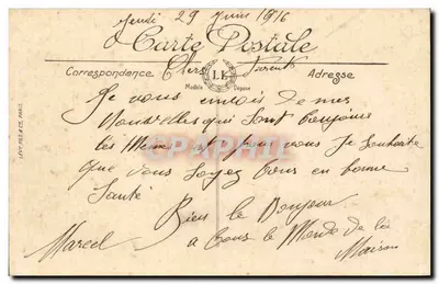 Grenoble — Ogólny widok z Jardins des Dauphins — LL. nr 124 — Rewers