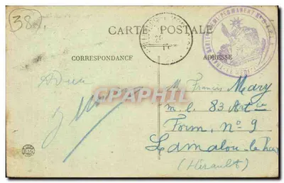 Grenoble — A Estação e o Casco de Néron — E.R. — Verso