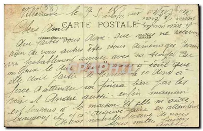 Villenave d'Ornon - A Fundição - Bilhete postal antigo — Verso