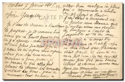 Corbas (Isère) — Allée des Accacias — Burnichon, editore — Verso