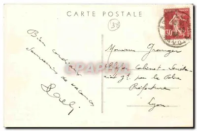 Allevard-les-Bains (Isère) — Ogólny widok i Hotel Splendid — wydawca Cim, n°20 — Rewers