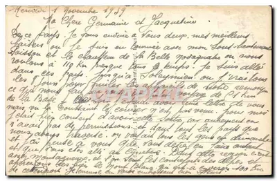Moras (Isère) między Bourgoin a Crémieu — widok wsi i jej zbocza — wydawca nie widoczny — Rewers