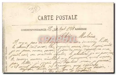 Dauphiné — La Cote-St-André — Allgemeine Ansicht — Rückseite