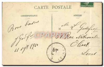 Uriage-les-Bains — Vista generale — Collezione L. P., Grenoble, n° 325 — Verso
