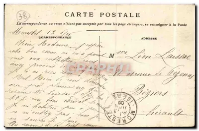 Morestel — Vista Geral (lado sul) — E. Vialatte, fot. Oyonnax — Verso