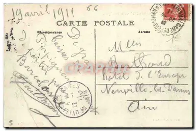 Mont Canigou visto de Perpignan — 2.785 m. alt. — Edição J. Coudere — Verso
