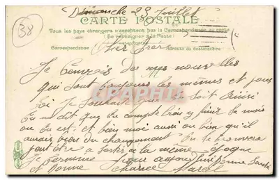 Grenoble — Cours Saint-André — Hotel Bayard — wydawca L.V. & Cie, nr 14985 — Rewers