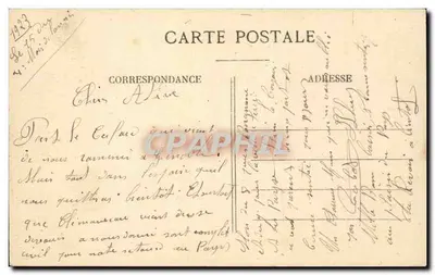 Grenoble — widok panoramiczny i miejsca — wydawca C. A. — Rewers