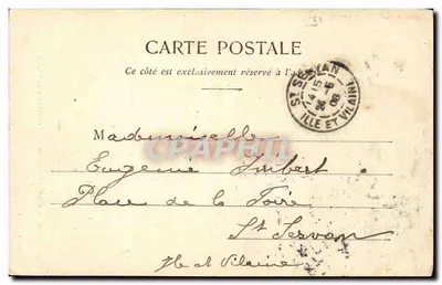 Grenoble — De Poort Saint-Laurent en het Fort Rabot — L. Pous, uitgever, Grenoble — Achterkant