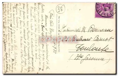 Villard-de-Lans zimą — Widok ogólny — wydawca LL, n° 2045 — Rewers