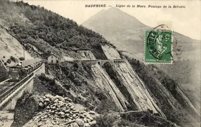 Dauphiné — Linha da Mure. Passagem da Rivoire.