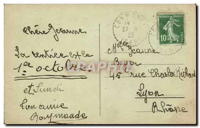 Communay (Isère) — Widok ogólny — Wyd. Pirot — Rewers