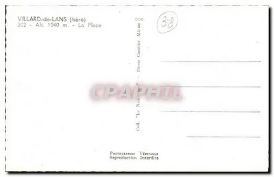 Villard-de-Lans — Plac — Foto Naimon — Rewers