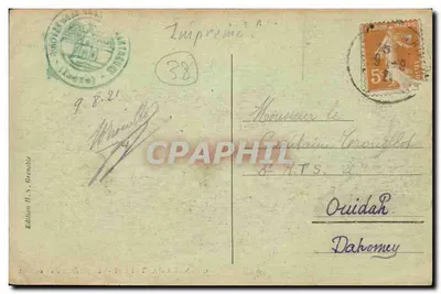 Grande Chartreuse — Algemene uitzicht op het Couven — Uitgave H. S. Grenoble, n° 810 — Achterkant