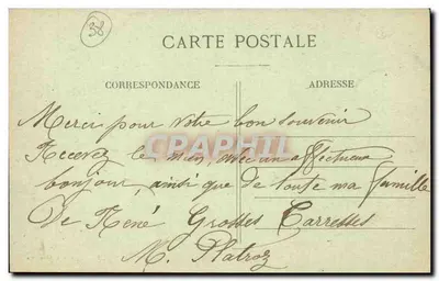 Les Avenières — Wielka Ulica — Perrin, pap. w Les Avenières — Rewers