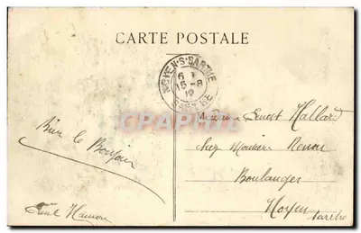 Grenoble — Efekt śniegu na nabrzeżu — E.R. n°1094 — Rewers