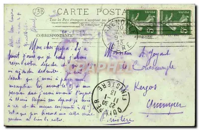 LE DAUPHINÉ — Omgeving van Grenoble — Route van Saint-Pancrasse — LL. — N° 479 — Achterkant