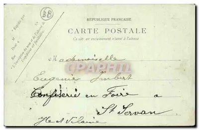 O Dauphiné - A Grande-Chartreuse - A Destiladora — L. Bernard, n°164 — Verso