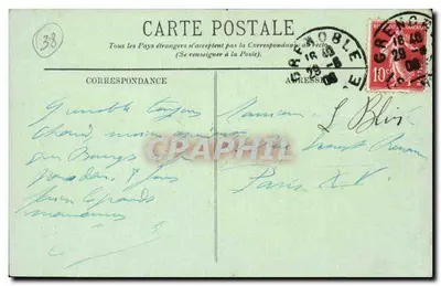 Ligne de la Mure — La Motte d'Aveillans — La Pierre Percée — LL. — Rewers