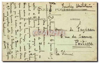 Bellegarde — Widok panoramiczny i Góra Crédo — n°134 — Rewers