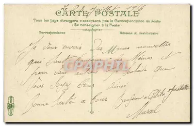 Grenoble - Hotel Pocztowy i Telegraficzny — wydawca L.P. & Cie, nr 1361 — Rewers