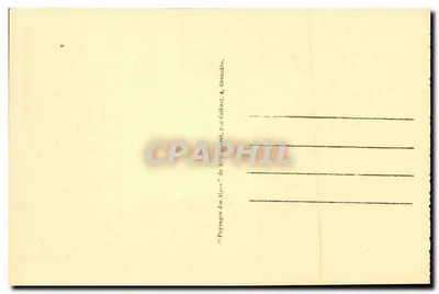 Grenoble — O ponte suspensa, os quais e o Teleférico da Bastilha — editor 'Paysages des Alpes' — Verso