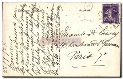 Alençon — Plac Armes — Papeterie Auguste Pinson, 4 rue du Bergail — Rewers