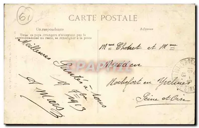 Il Donjon del Castello di Lassay — Bagnoles-de-l'Orne (Dintorni) — E.D. n°114 — Verso