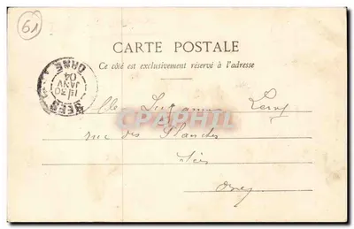 Argentan - O Ponte de l'Orne — E. Roussel, Argentan, série Claveau — Verso