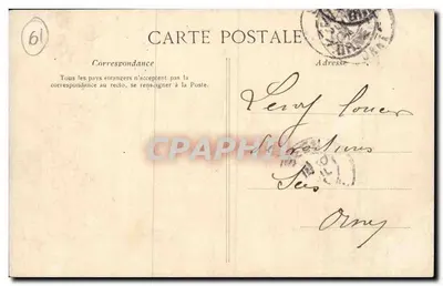 La Ferté-Macé (Orne) — Panorama (lado leste) — E. Noeux, Editor — Verso