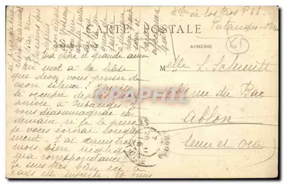 Putanges (Orne) — O Castelo — Giel — Séries Goupil & Cie — Verso