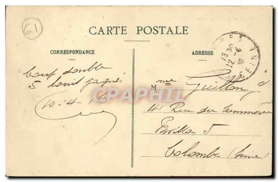Domfront (Orne) - Katedra Notre-Dame-sur-l'Eau — G. Hulbert, wyd., Domfront (Orne) — Rewers