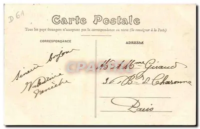 Céton — I Margini della Maroisse — Fototipia J. Bouveret, Le Mars — Verso